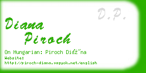 diana piroch business card